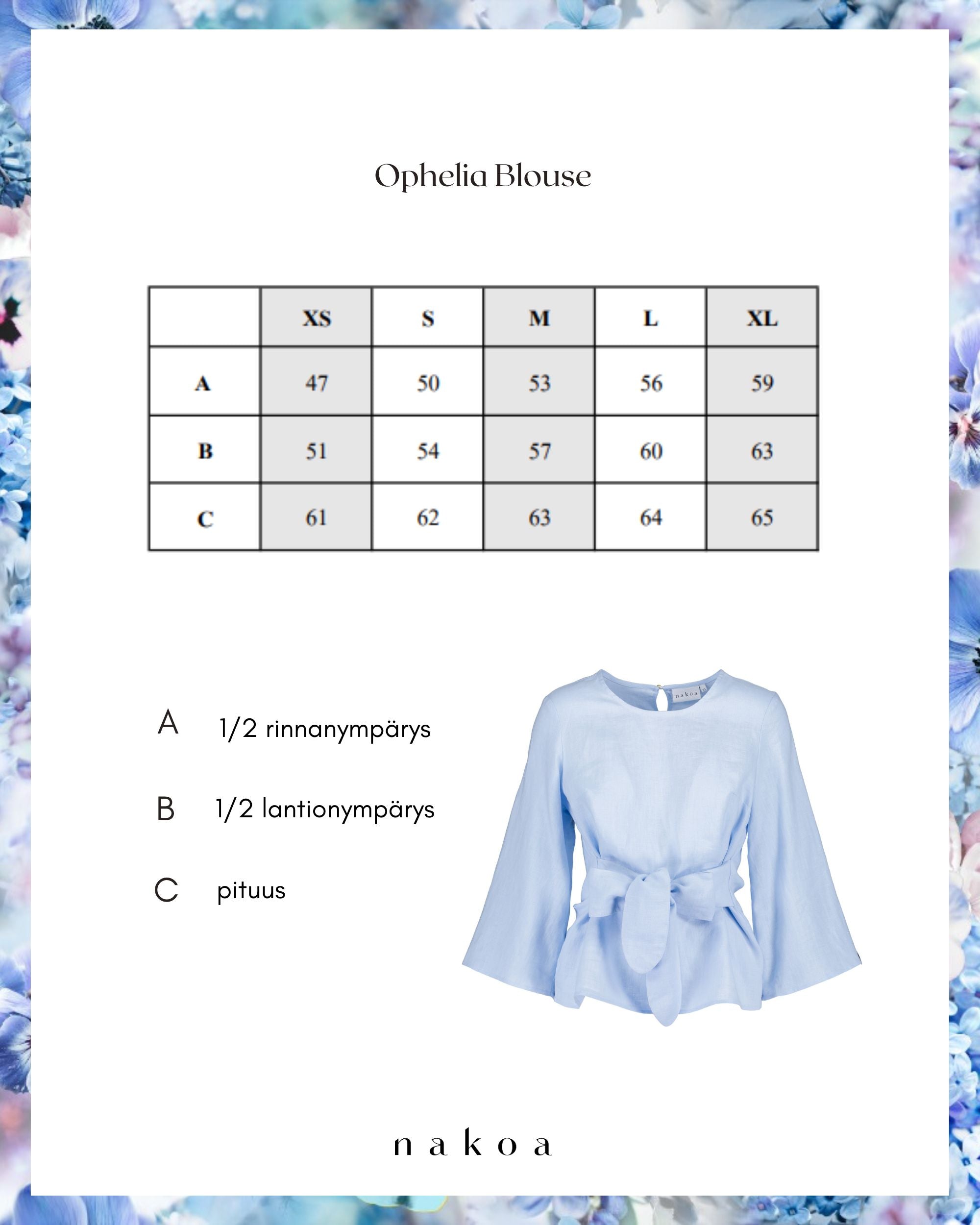 Ophelia Blouse, Lupine