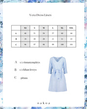 Vera Dress Leinenkleid, Maulbeere