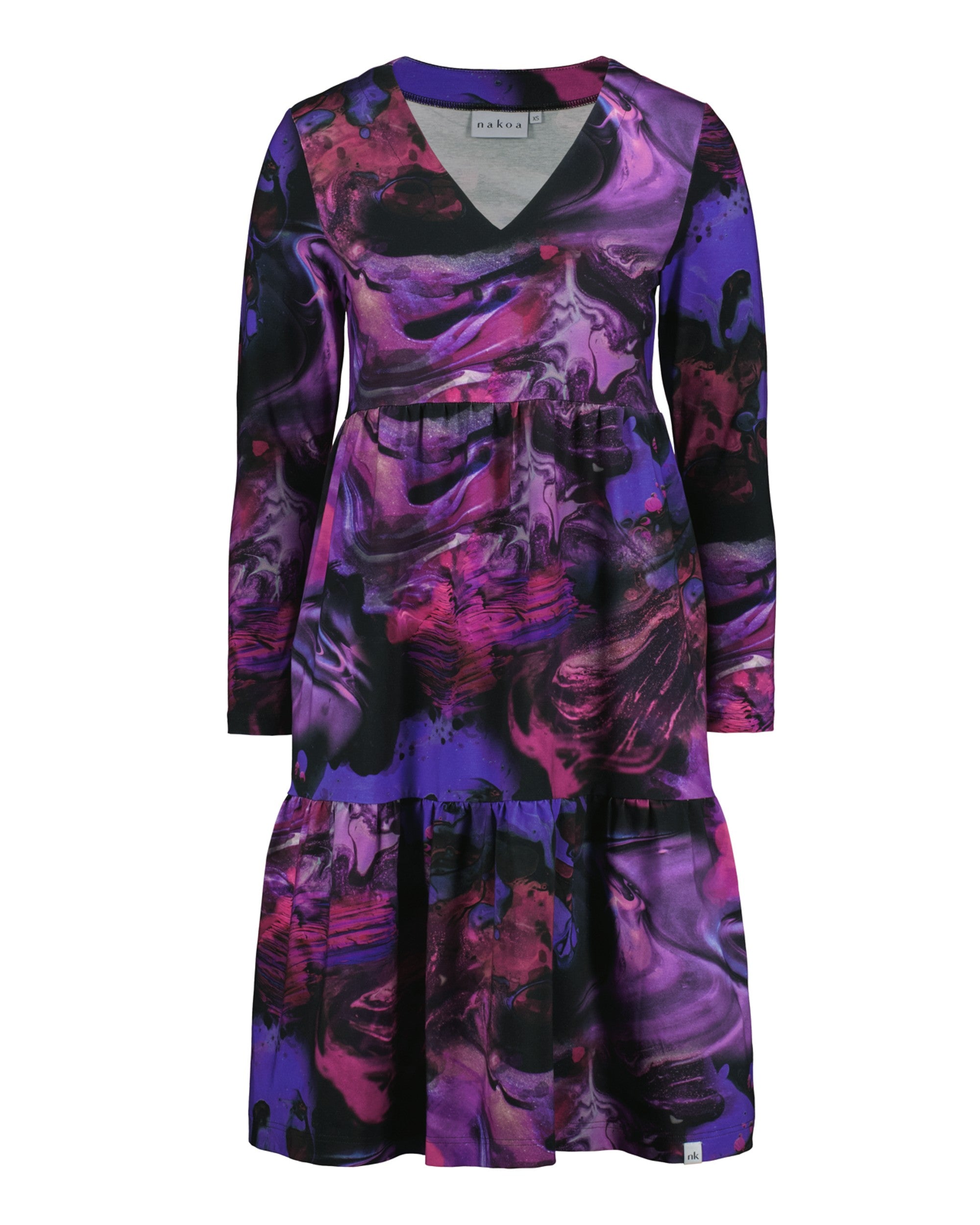 Amélie Dress layered dress, Marble