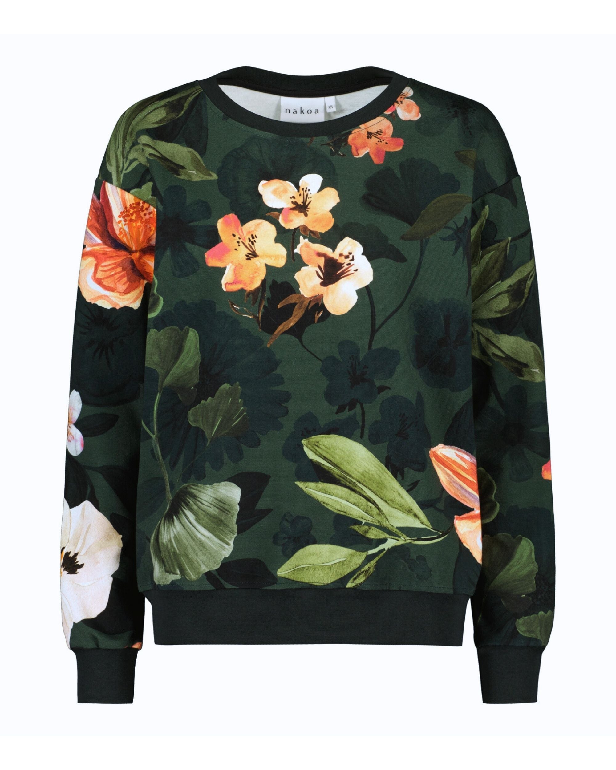 Casual Chic Print Shirt, Olive Siesta