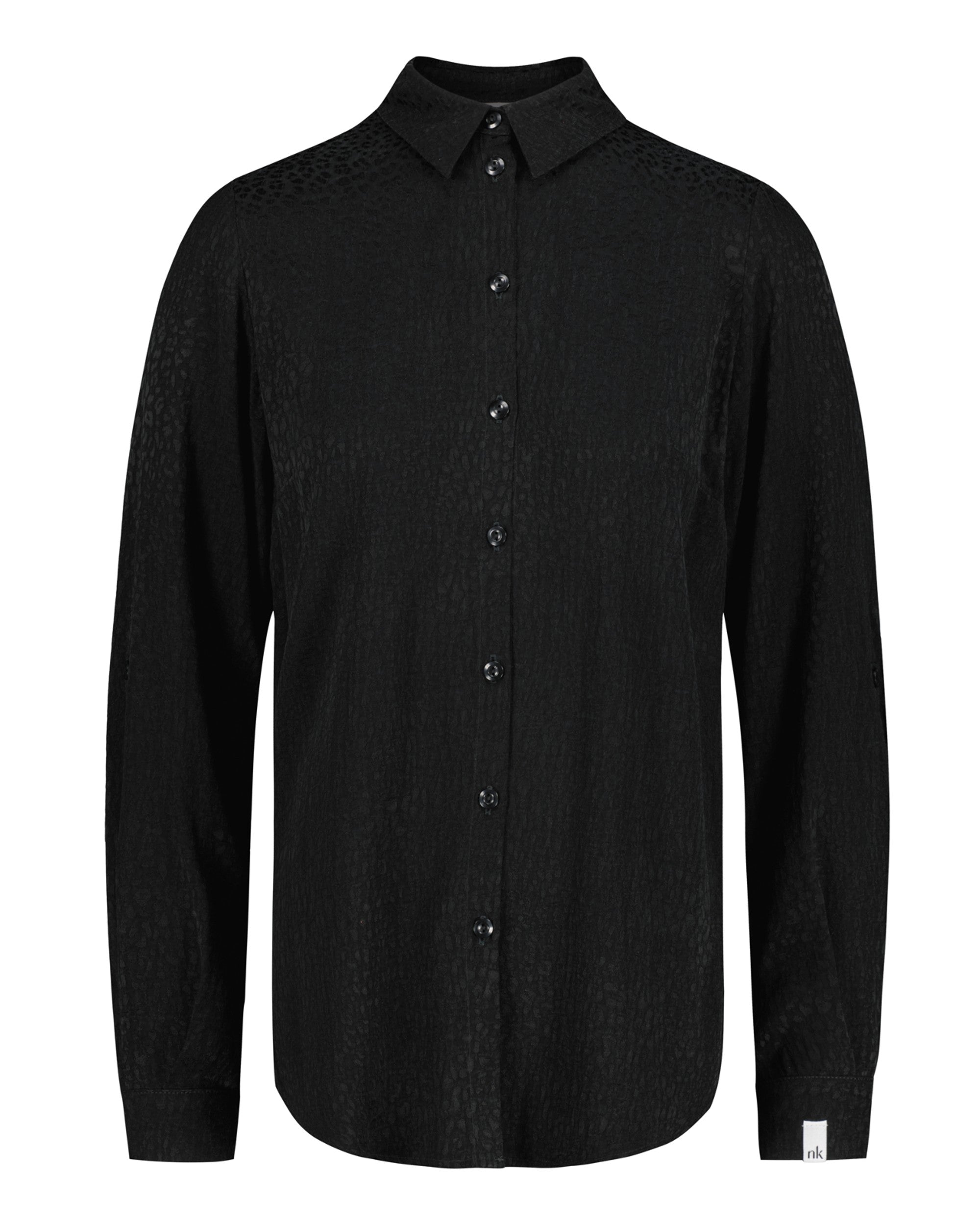 Chloe Shirt, Black Leo