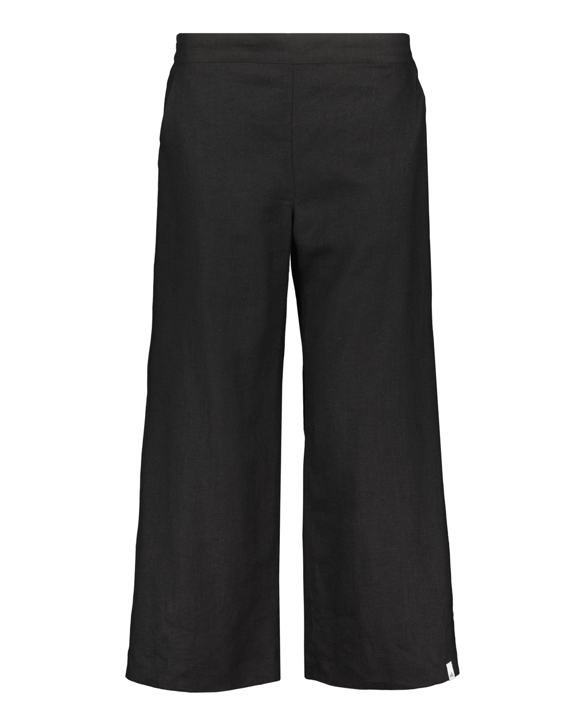 Culottes pellavahousut, Black