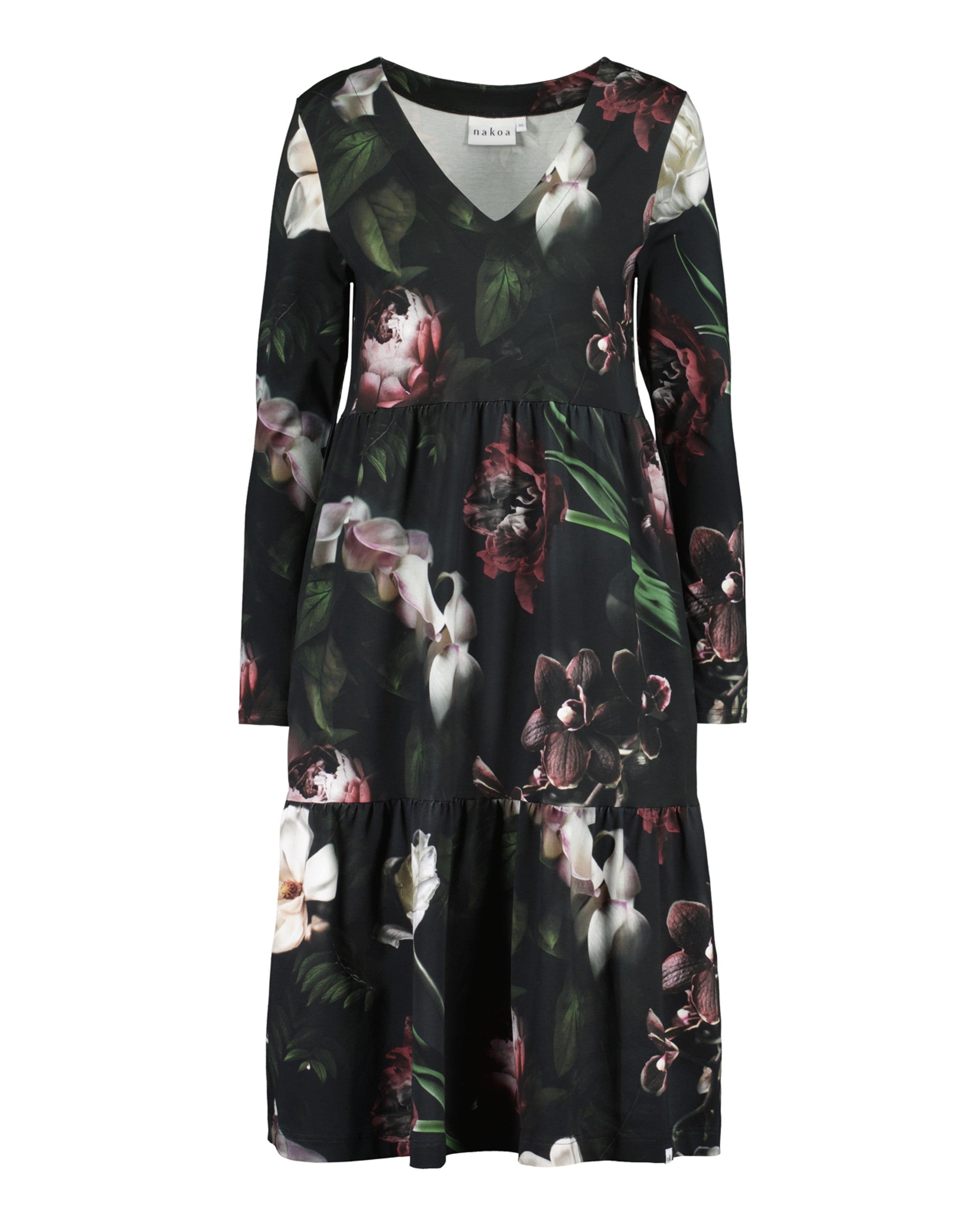 Amélie Dress layered dress, Noir