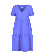 Linen Layered Dress, Marina Blue