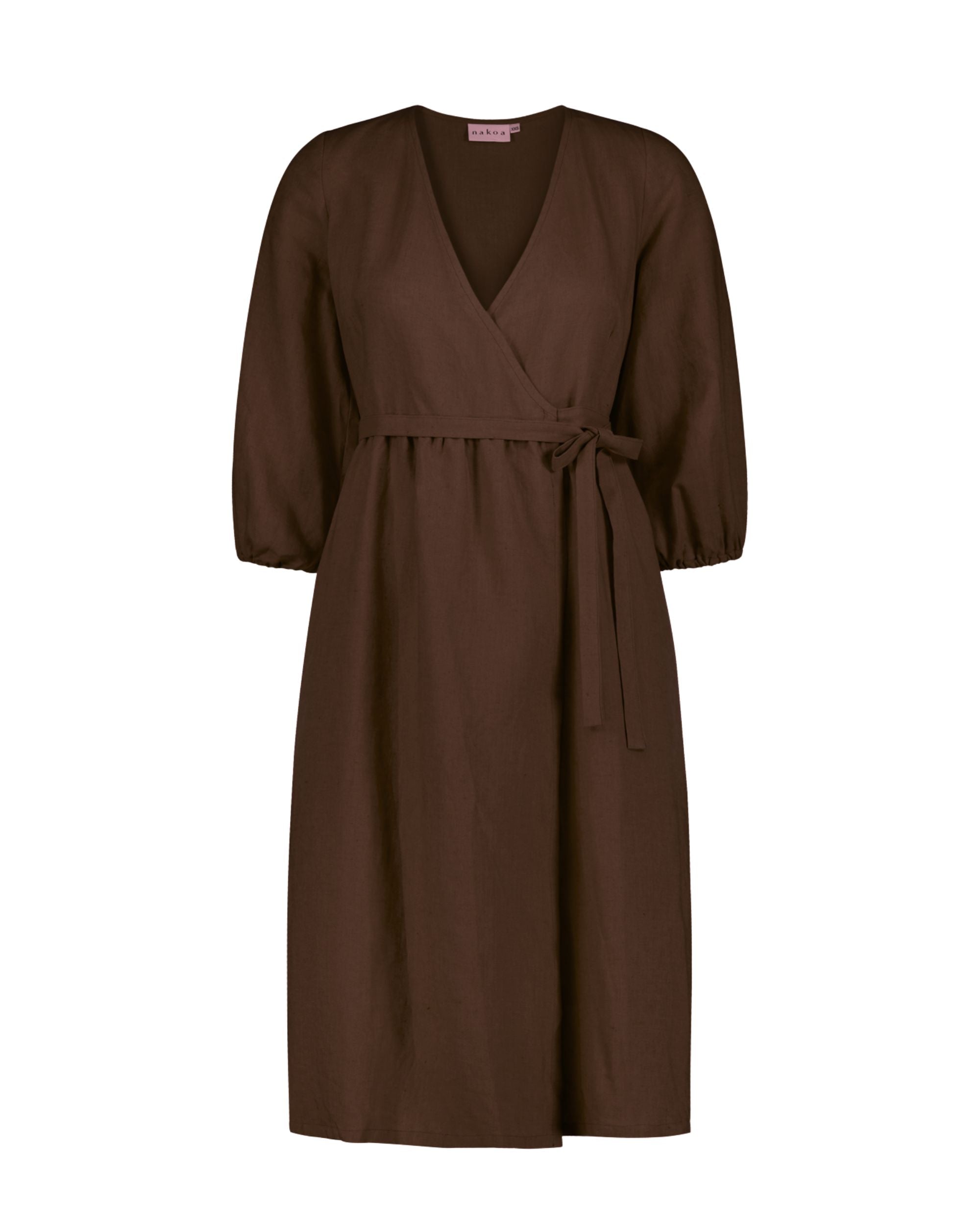 frank and oak wrap dress Women's high-quality linen dress – Nakoa Oy