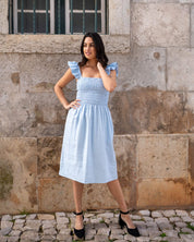 Ariela Dress, Sky Blue
