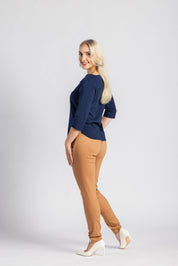 Vera Blouse, Dark Cobalt