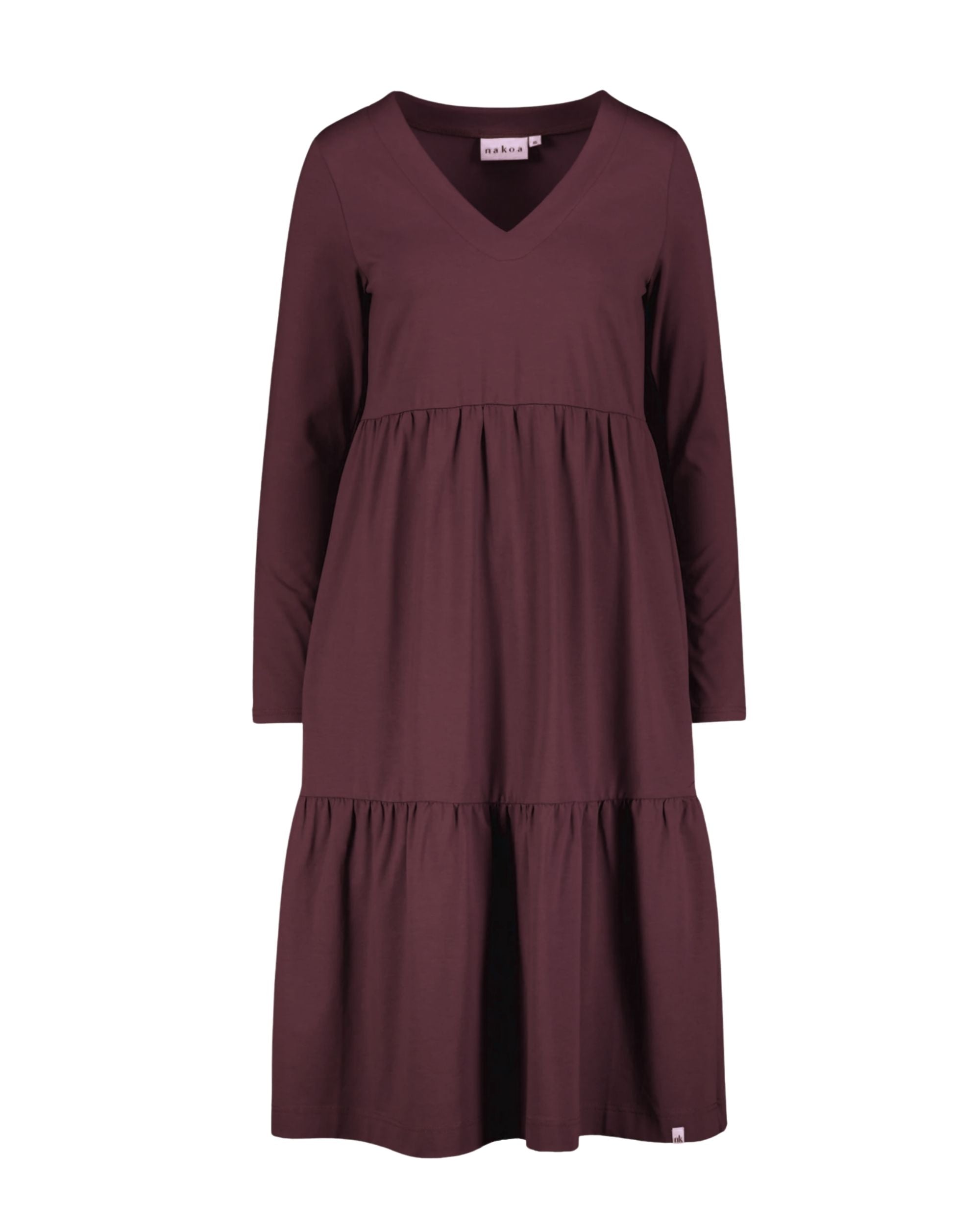 Amélie Dress layered dress, Burgundy