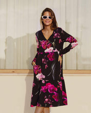 Amélie Dress layered dress, Orchid