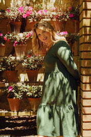 Amélie Dress kerrosmekko, Evergreen