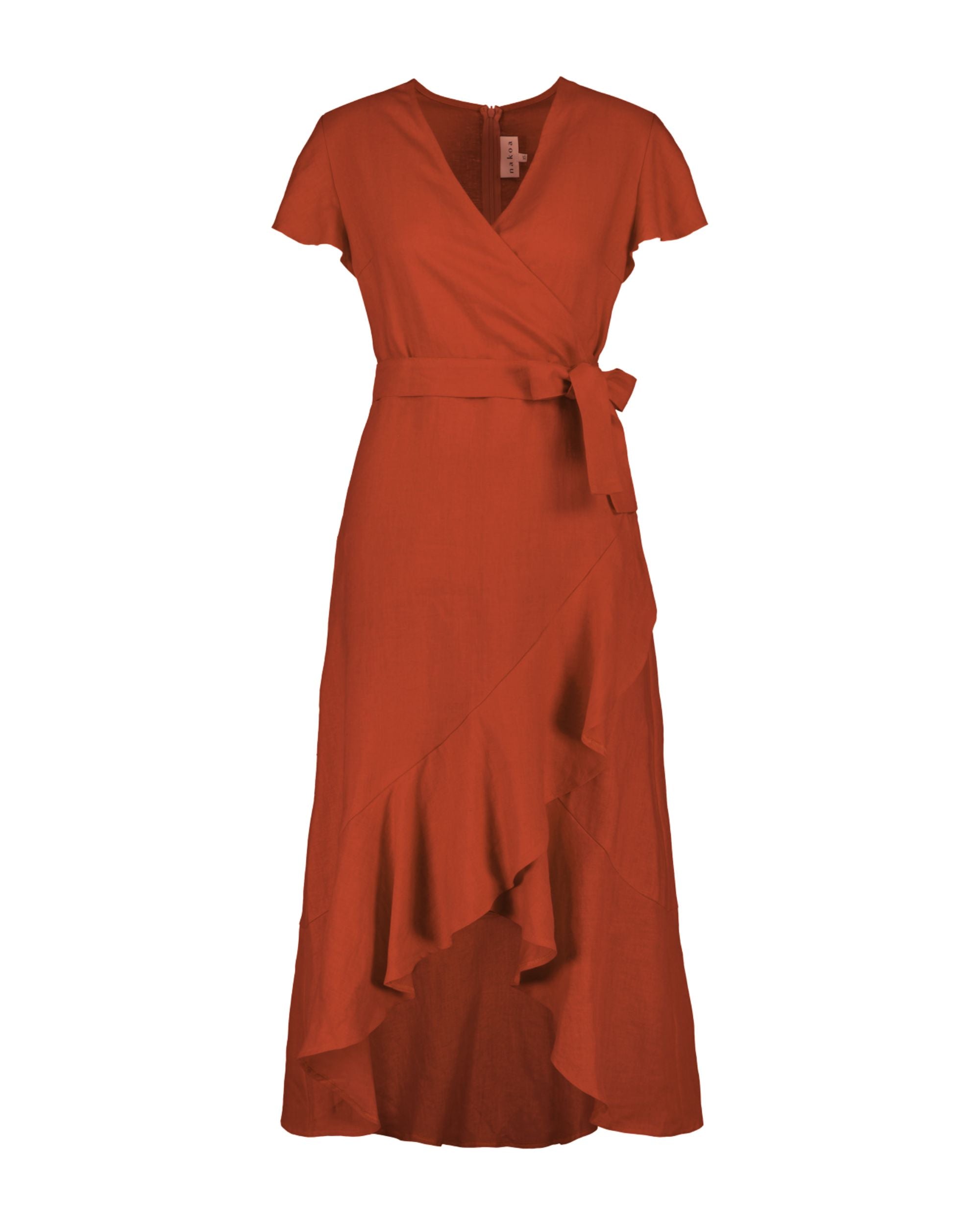 Annika Dress, Burnt Orange