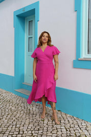 Annika Dress, Candy Pink