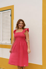 Ariela Dress, Sunset Coral