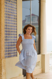 Ariela Dress, Sky Blue