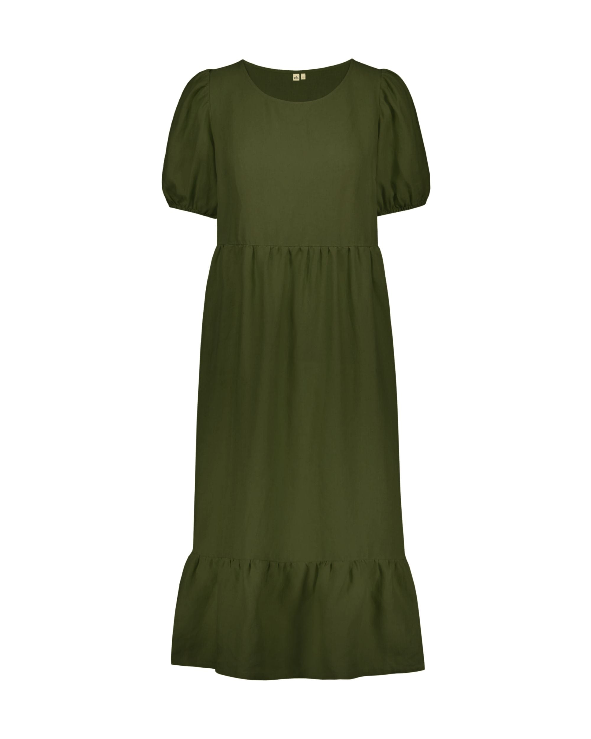 Astrid Dress, Olive Green