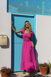 Bianca Dress, Candy Pink