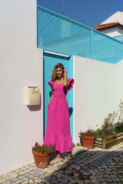 Bianca Dress, Candy Pink