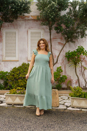 Bianca Dress, Desert Sage