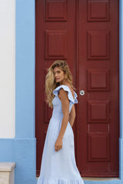Bianca Dress, Sky Blue