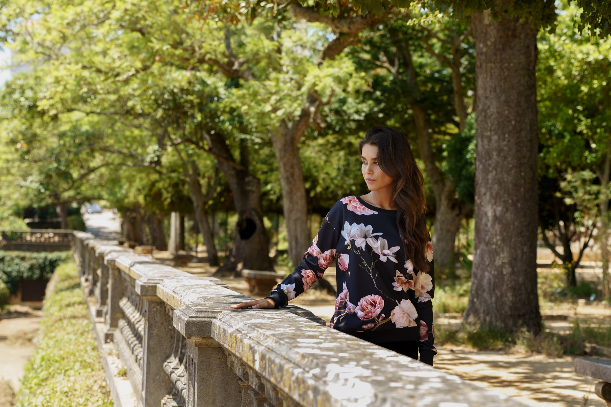 Casual Chic Print Shirt, Elysian