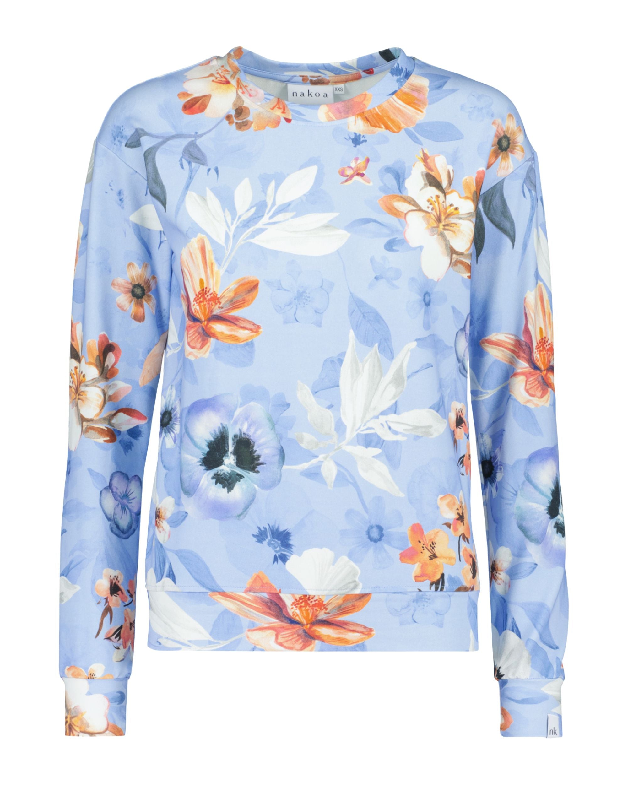 Casual Chic Print Shirt, Serein