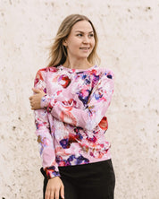 Casual Chic Print Shirt, Coral Reef