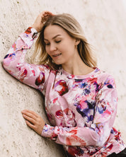 Casual Chic Print Shirt, Coral Reef