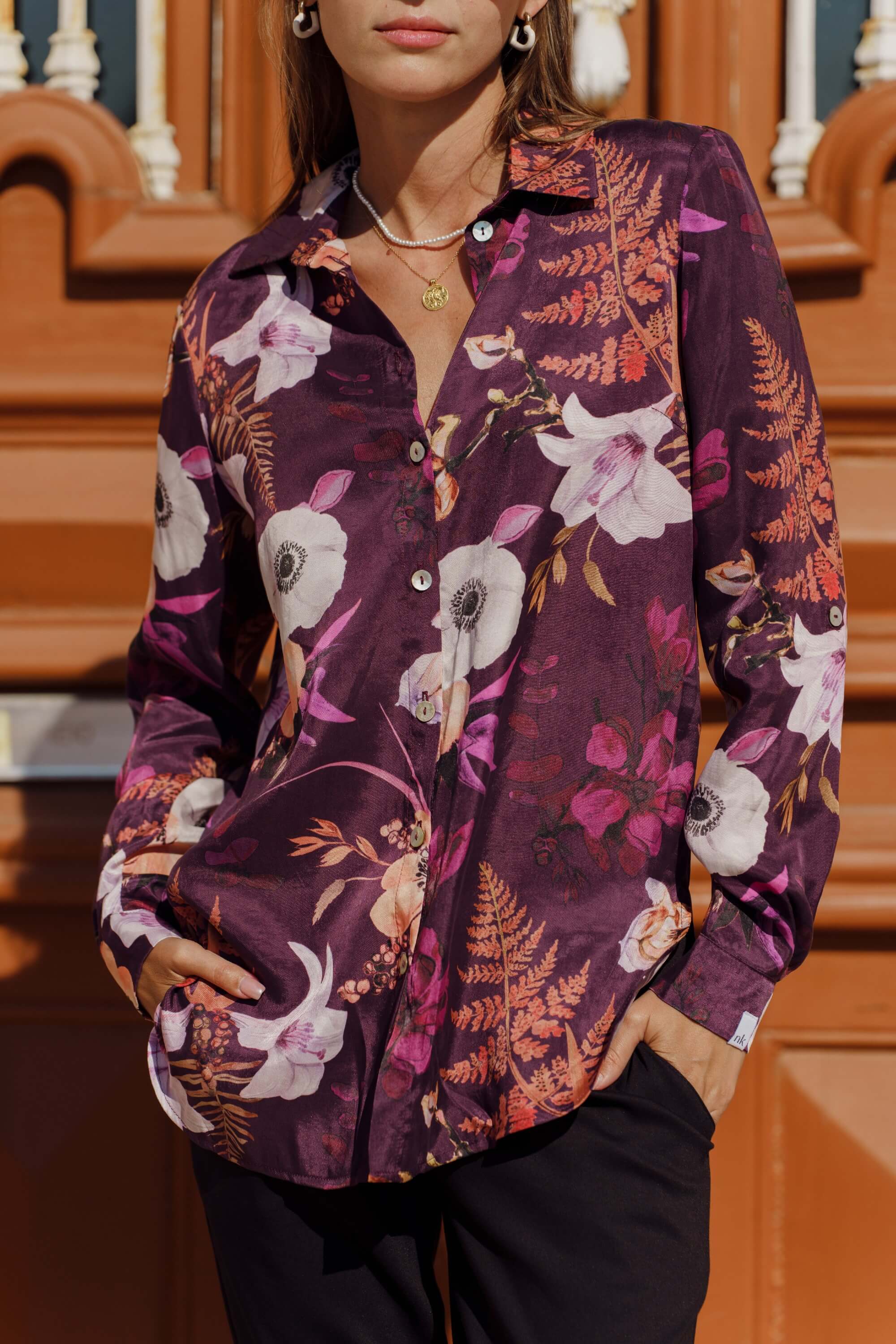 Chloe Shirt, Secret Lily