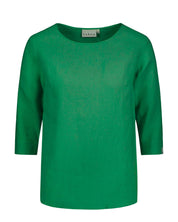 Classic Linen Blouse, Holly Green