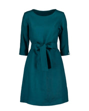 Classic Linen Dress, Crystal Teal