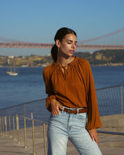 Paloma Blouse, Golden Leo