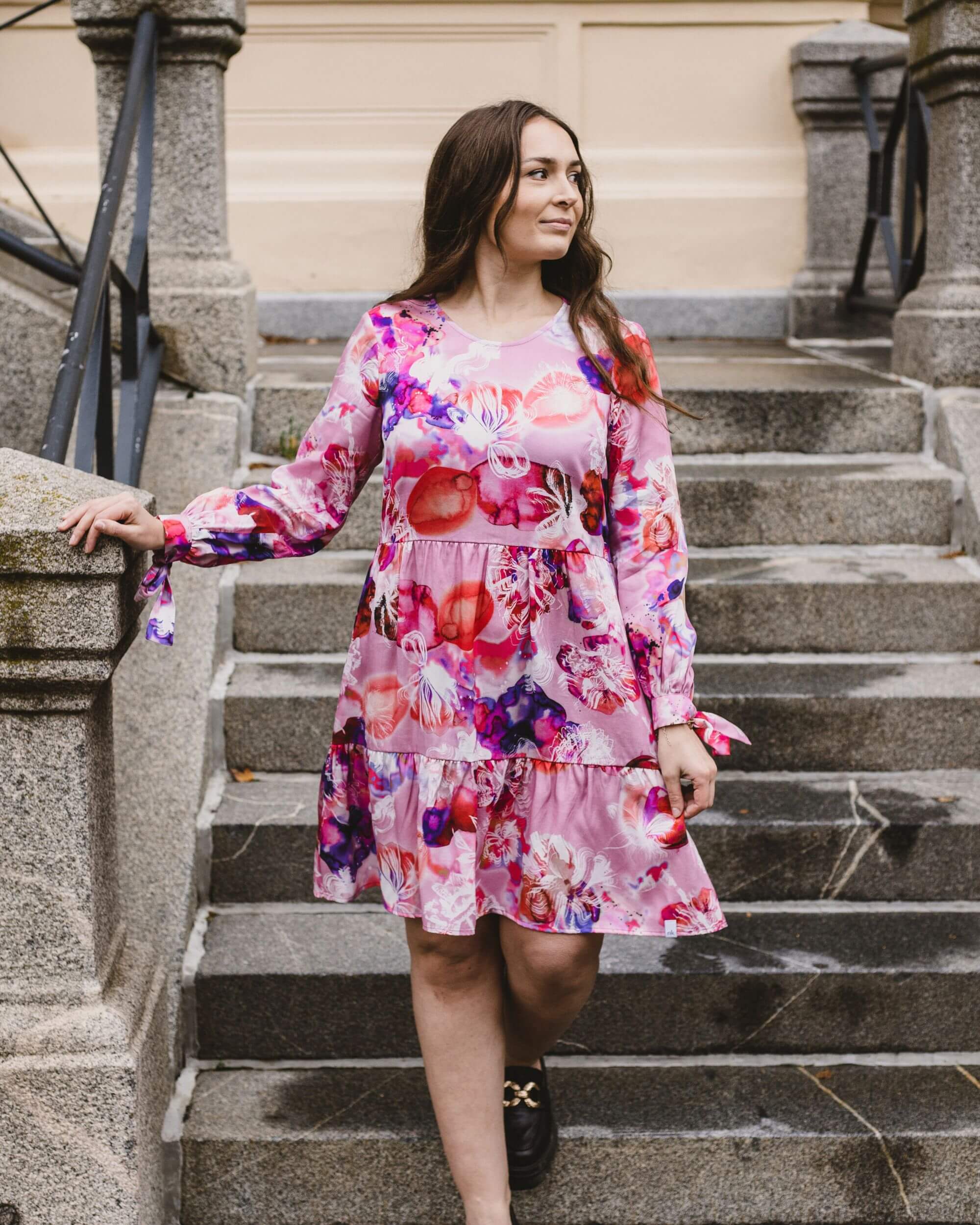 Hailey Dress, Coral Reef