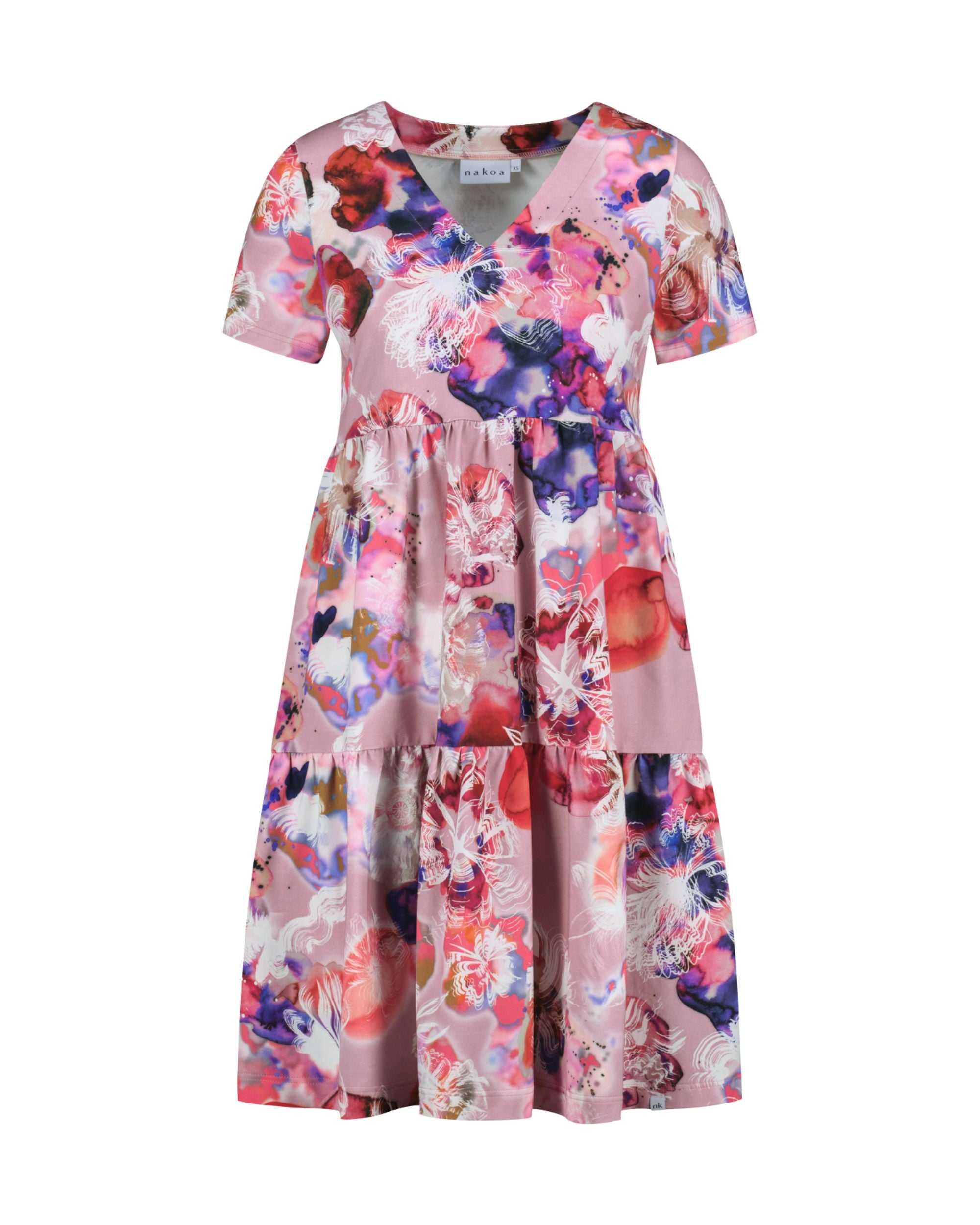 Layered dress, Coral Reef