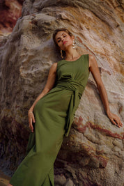 Maya Dress, Chive