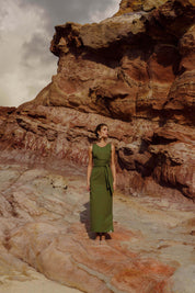 Maya Dress, Chive
