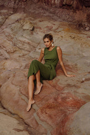 Maya Dress, Chive