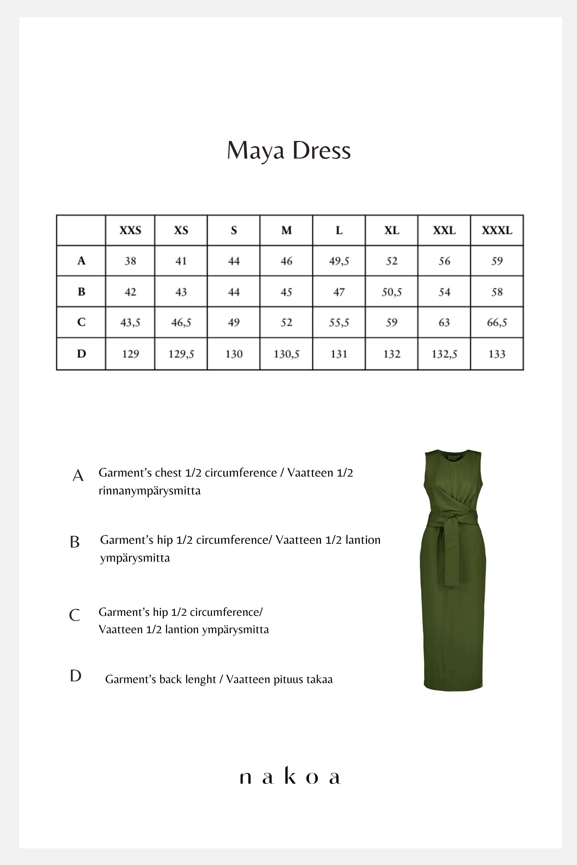 Maya Dress, Black