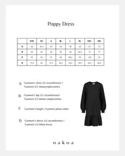 Poppy Dress, Black