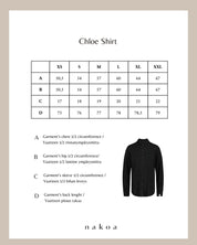 Chloe Shirt, Black Leo