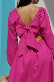Monica Dress, Candy Pink