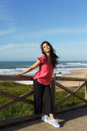 Sofia Top, Sunset Coral