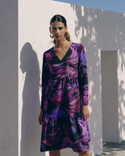 Amélie Dress layered dress, Marble