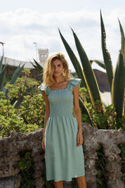 Ariela Dress, Desert Sage