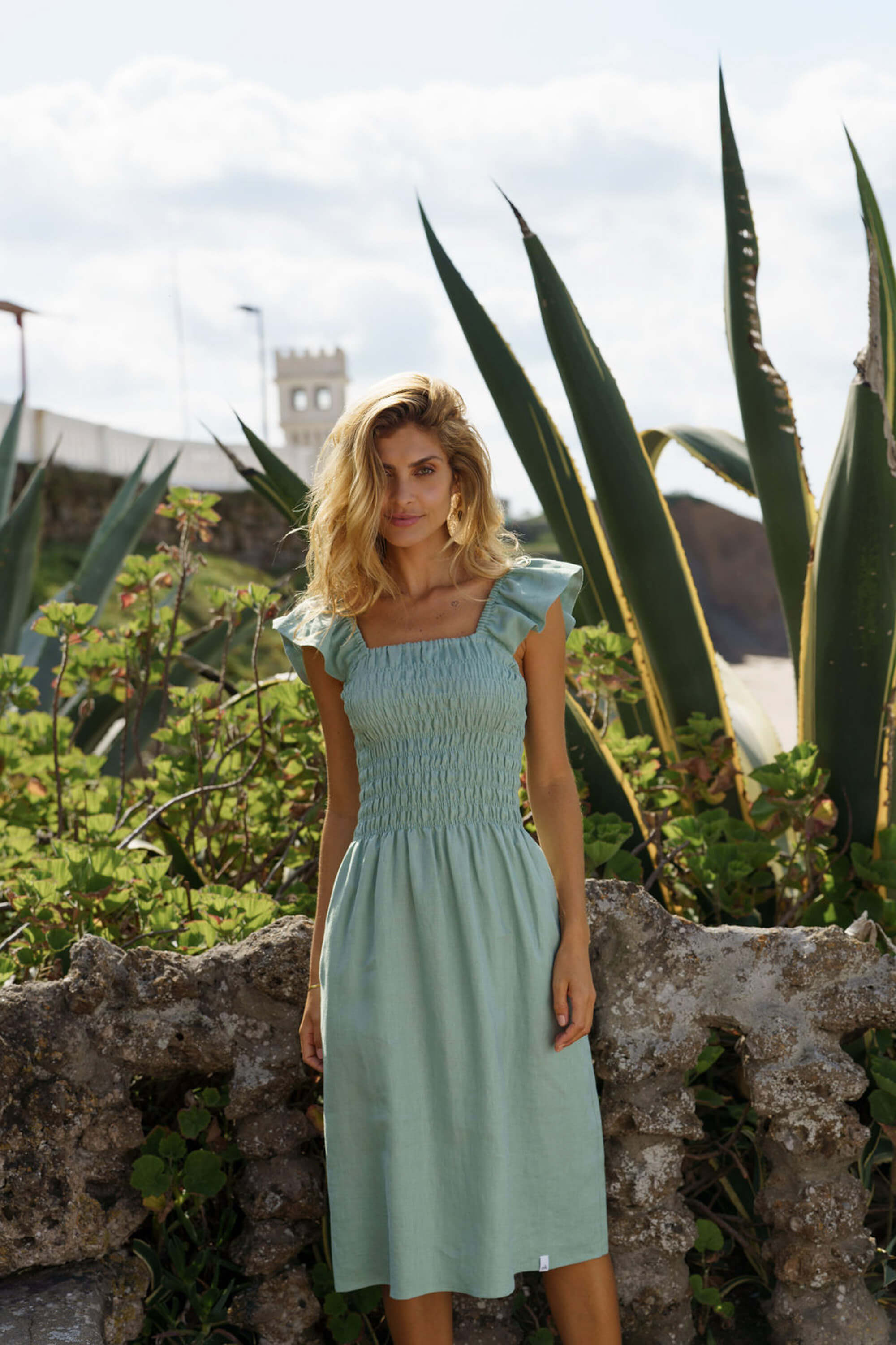 Ariela Dress, Desert Sage