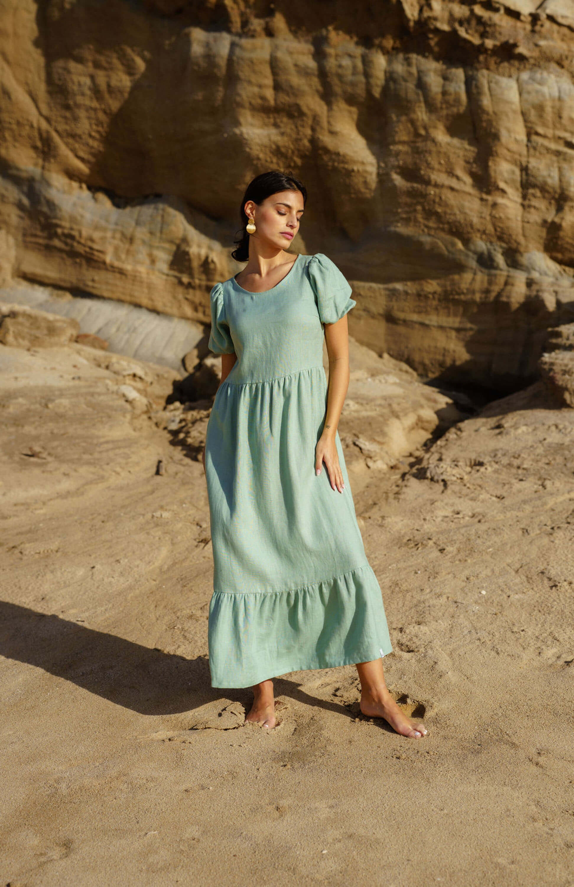 Astrid Dress, Desert Sage