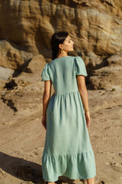 Astrid Dress, Desert Sage