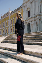 Chloe Shirt, Black Leo