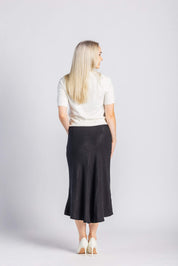 Classic Midi Skirt, Black Leo