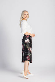 Classic Midi Skirt, Noir