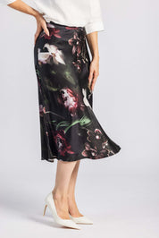 Classic Midi Skirt, Noir